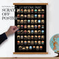 11x17 National Parks Scratch Off Poster: Gold