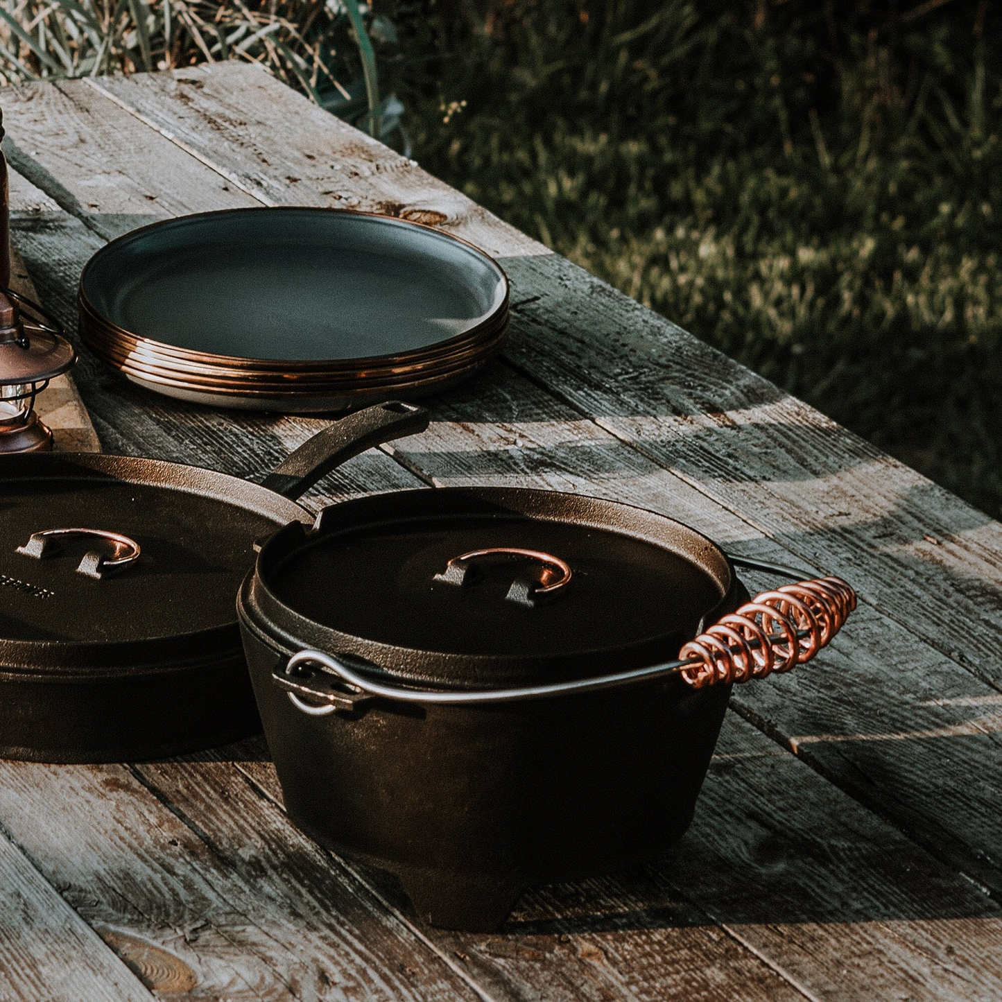 Polished Cast Iron Dutch Oven 4 QT