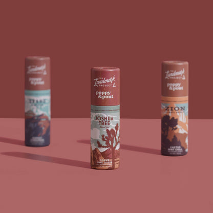 Poppy & Pout - Gift Set, Lip Balm Trio, The Landmark Project (Desert)