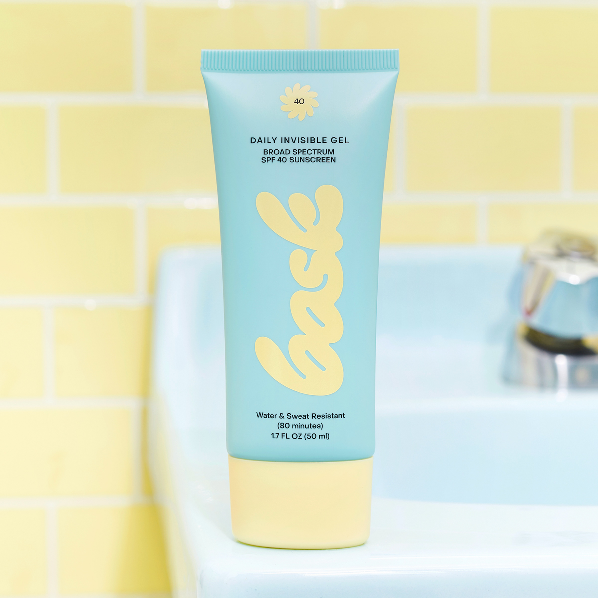 Bask Sunscreen - Bask SPF 40 Daily Invisible Gel Sunscreen