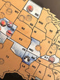 Track Your Adventures - USA Map with 63 National Parks Scratch off Map
