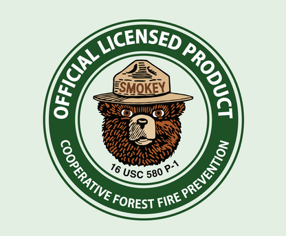Smokey The Groovy Bear Women's Cut Hoodie: Sage