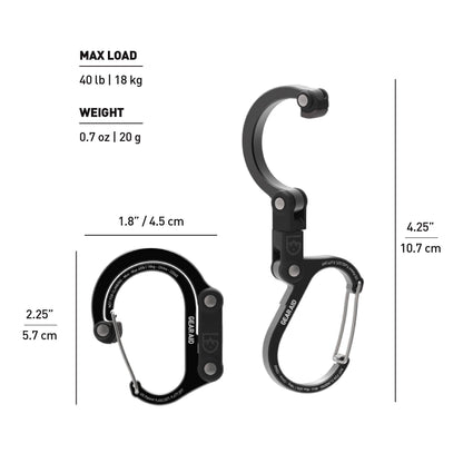 Heroclip mini: Stealth Black