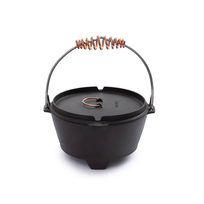 Polished Cast Iron Dutch Oven 4 QT