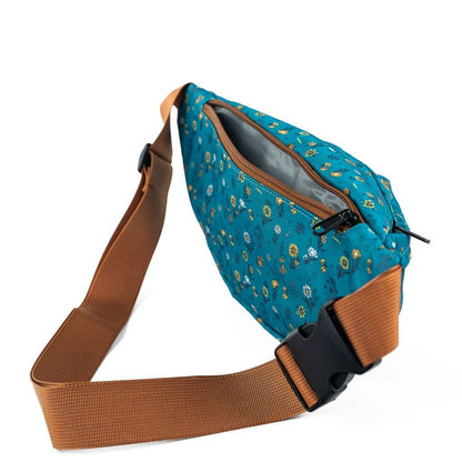 The Montana Scene - Belt Bag - Spring Floral Teal