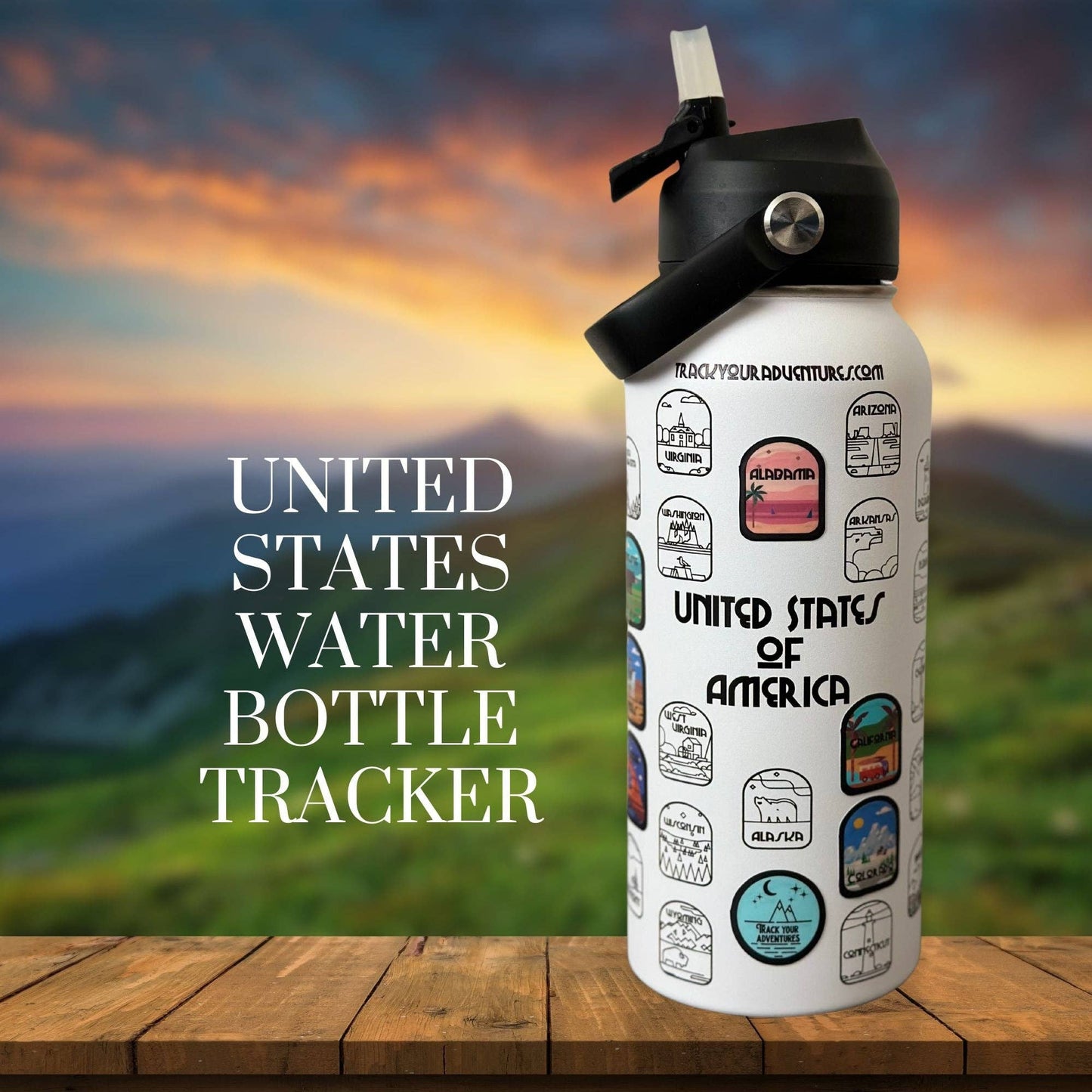 USA Water Bottle