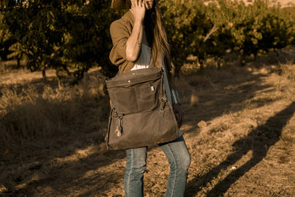 Barebones - Harvesting & Gathering Bag- Waxed Canvas