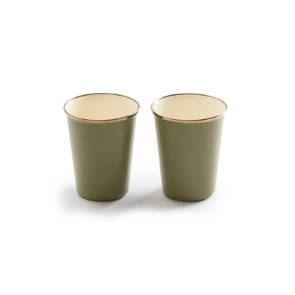 Barebones - Enamel 2-Tone Tall Cup Set