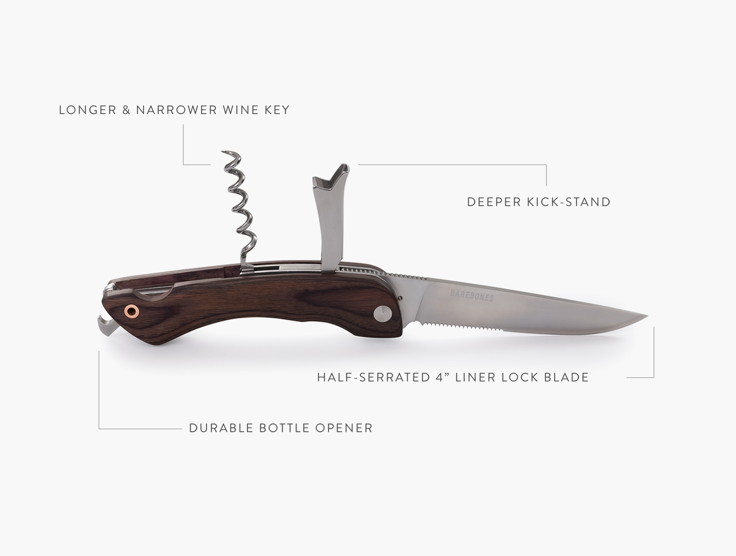 Barebones - Provisions Corkscrew Knife