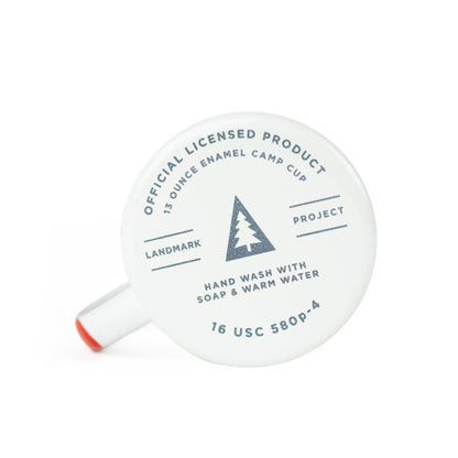 Please Help Smokey Enamelware Mug