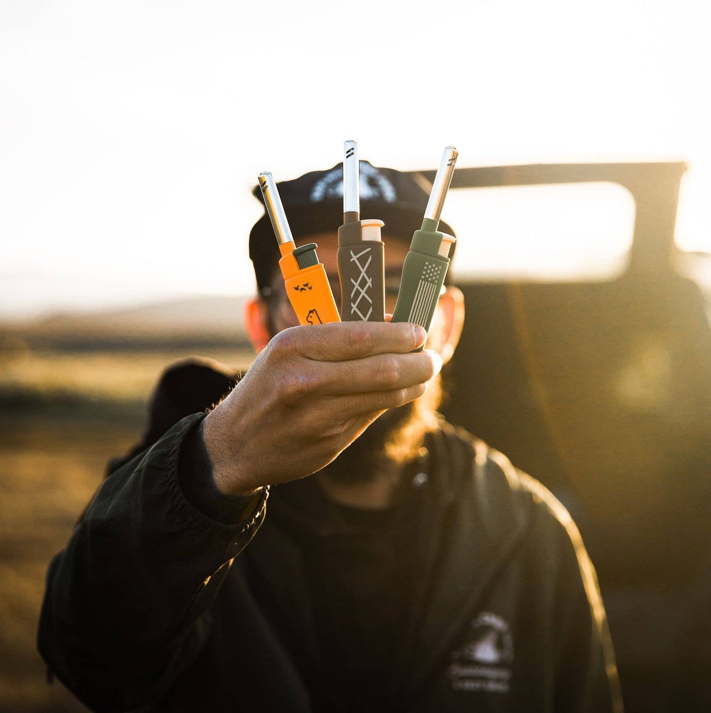 MK Lighter, Lantern Set, Jet Flame