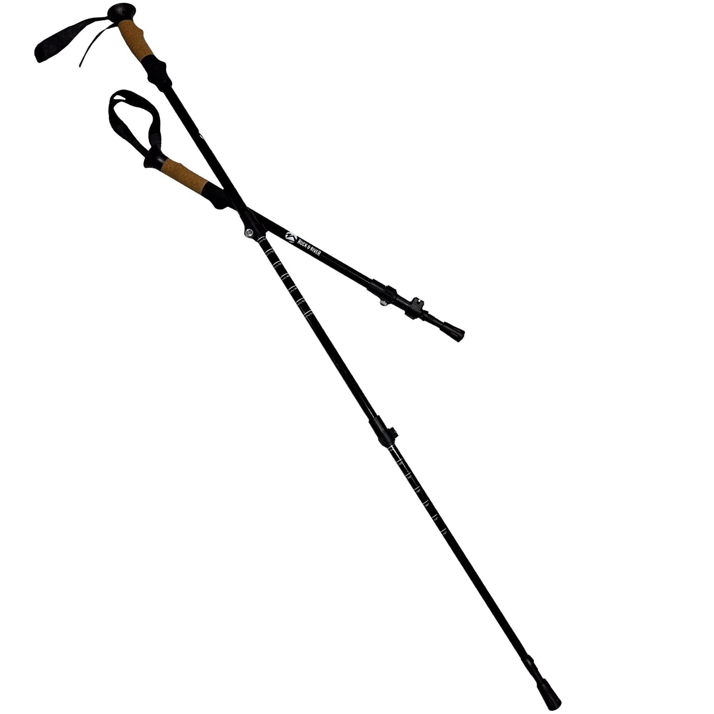 BattlBox - Trekking Poles Walking Stick Aluminum Retractable Extendable