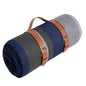 Picnic Blanket with Leather Tote Strap