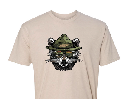 Ranger Ramble TN State Parks Raccoon T-Shirt