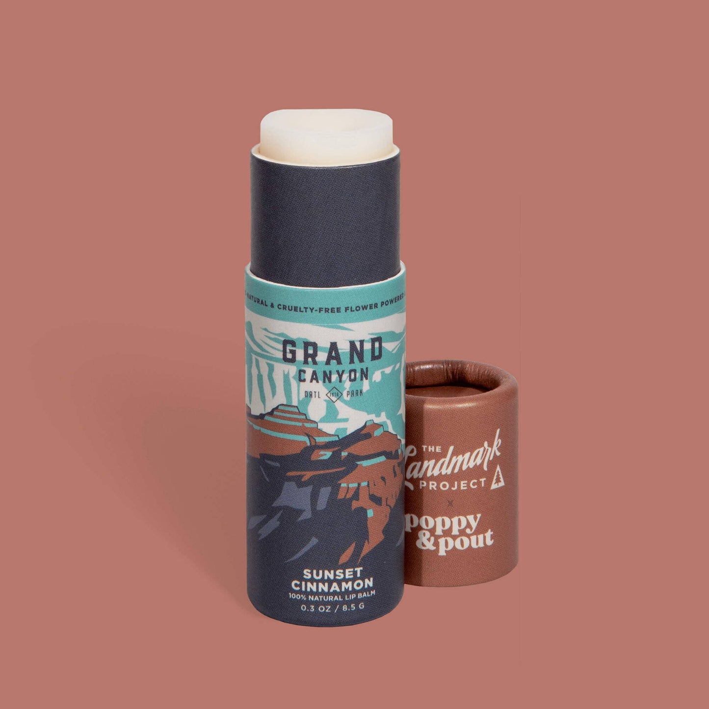 Poppy & Pout - The Landmark Project, Lip Balm, Grand Canyon Sunset Cinnamon