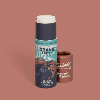 Poppy & Pout - The Landmark Project, Lip Balm, Grand Canyon Sunset Cinnamon