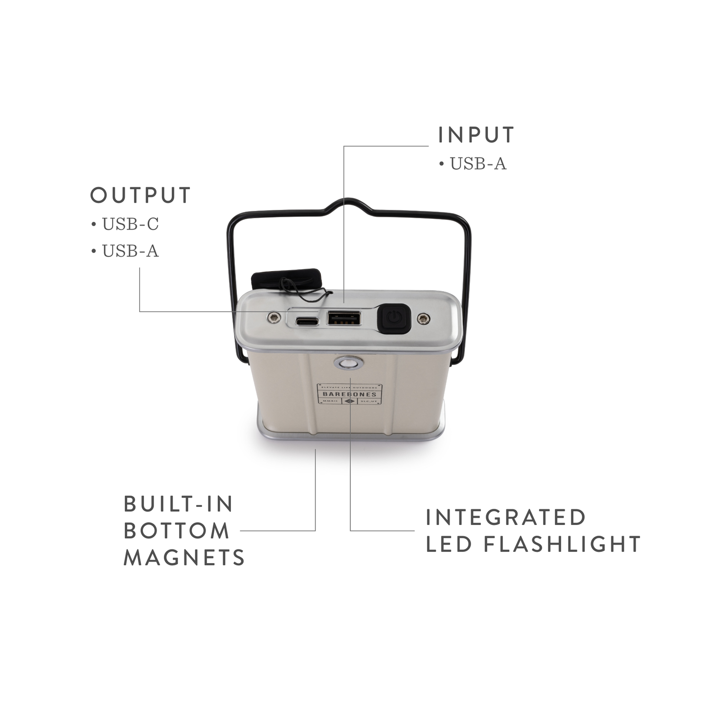 Barebones - Power Bank - 10000 mAh