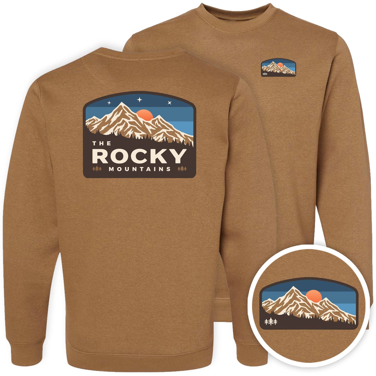 TriPine - Rocky Mountain Midweight Fleece Crewneck