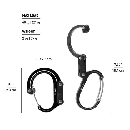 Heroclip Medium: Stealth Black