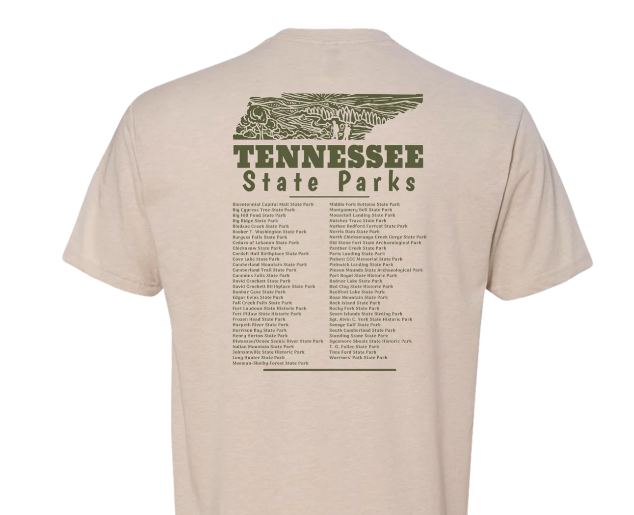 Ranger Ramble TN State Parks Raccoon T-Shirt