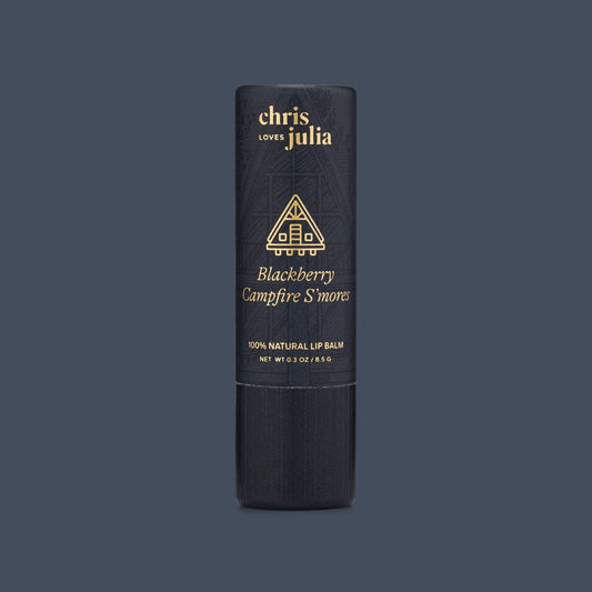 Poppy & Pout - Lip Balm, Chris Loves Julia, Blackberry Campfire S'mores