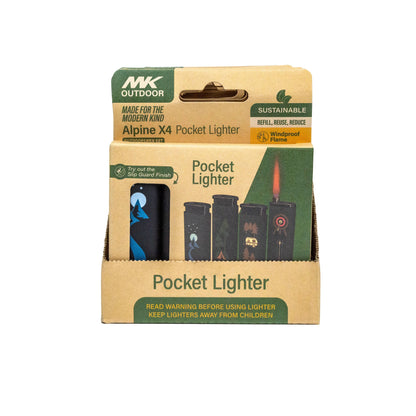 MK Lighter Outdoorsmen 4pc Jet Flame