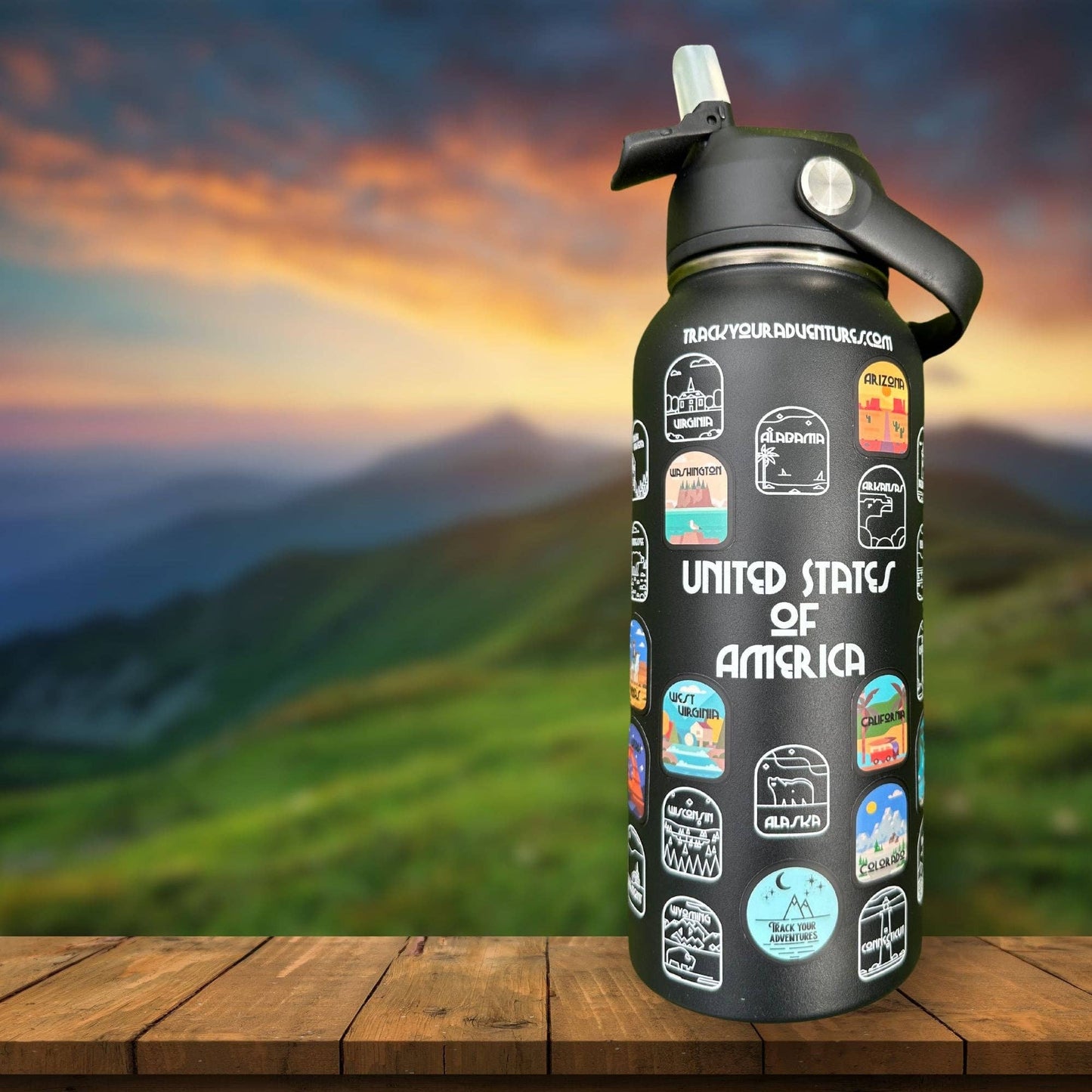 USA Water Bottle