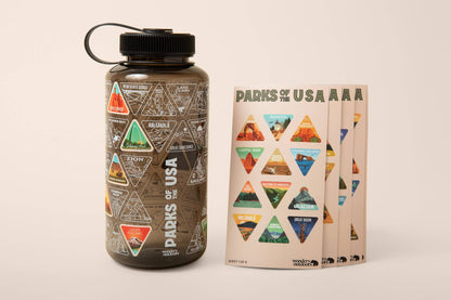 Parks of the USA Adventure Bucket List Bottle 32oz