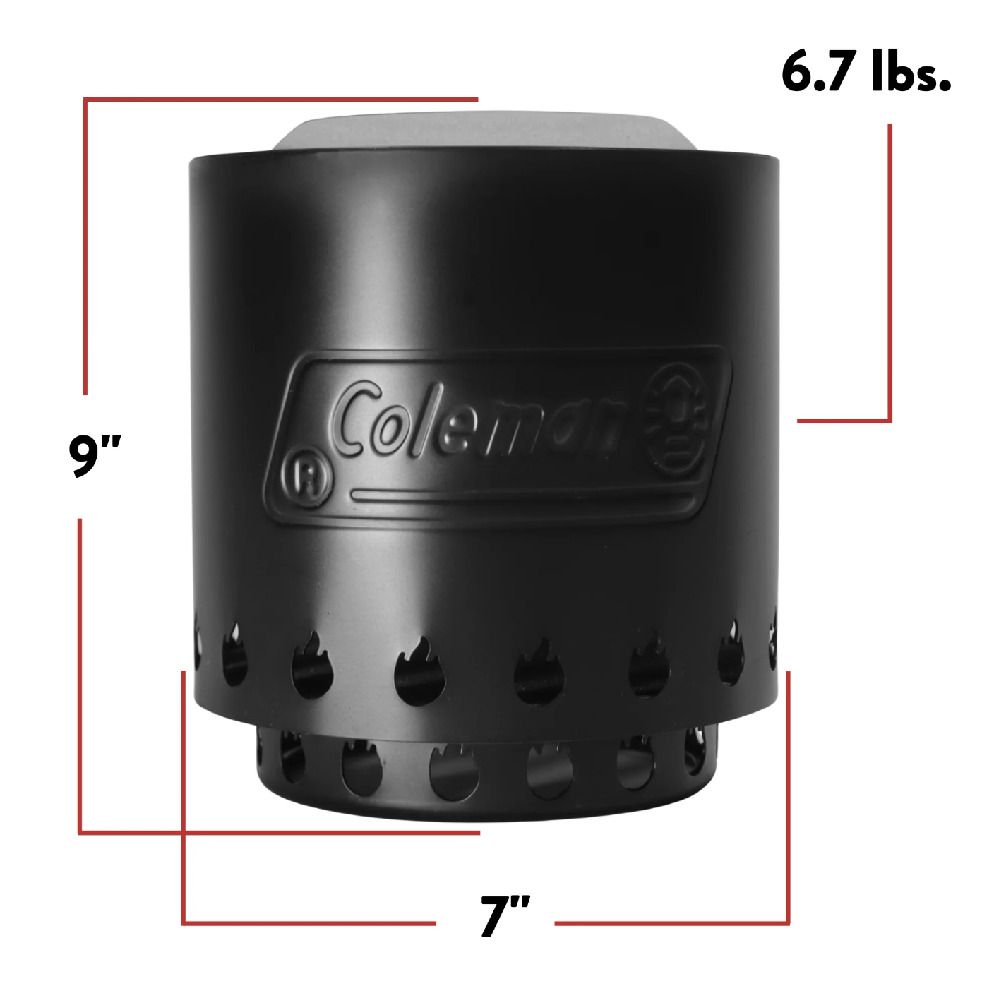 COLEMAN® CITYSCAPES™ 10 SMOKELESS TABLETOP FIRE PIT
