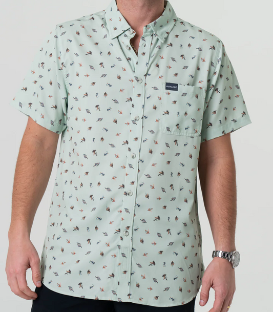 Burlebo -  Tying Flies - Performance Button Up