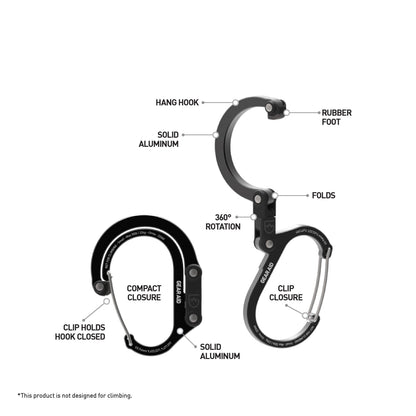 Heroclip Small: Stealth Black