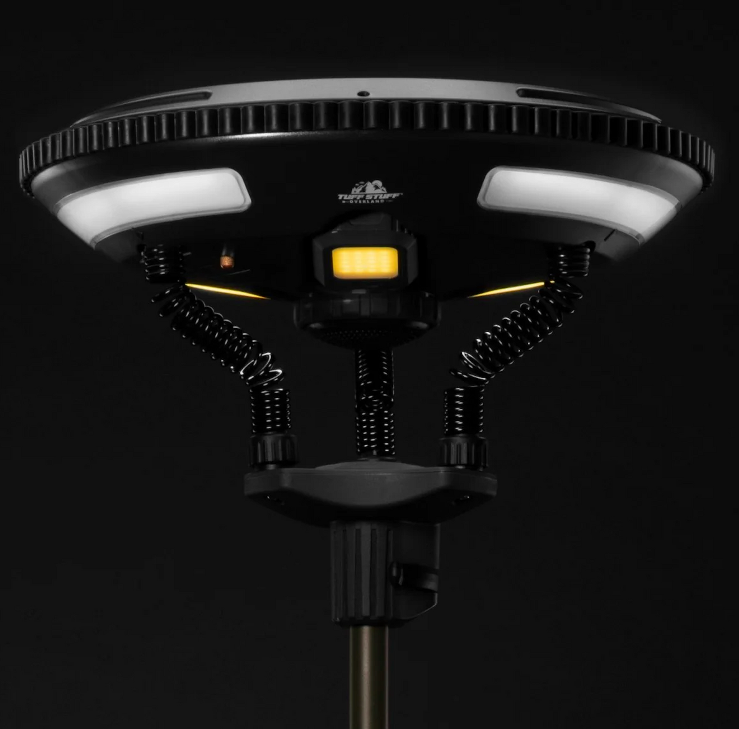 Tuff Stuff Overland - 360 Solar Light w Speaker - Green