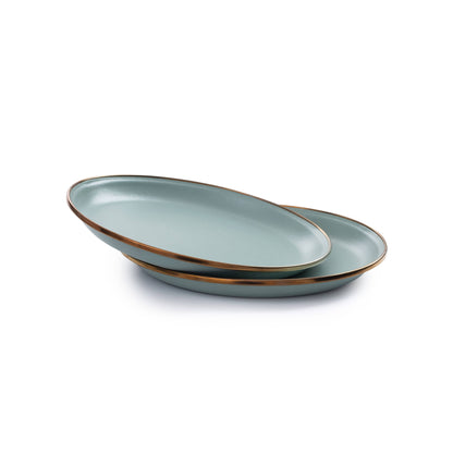 Barebones - Enamel Deep Plate (Set of 2)