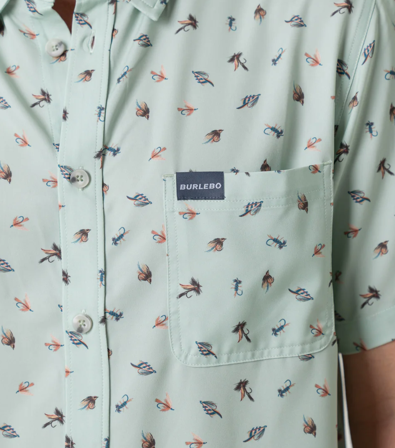 Burlebo -  Tying Flies - Performance Button Up