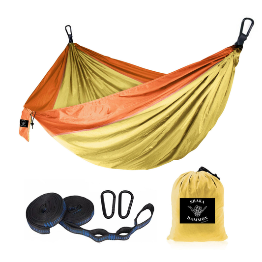 Shaka Hammox Sunset Yellow Double Hammock