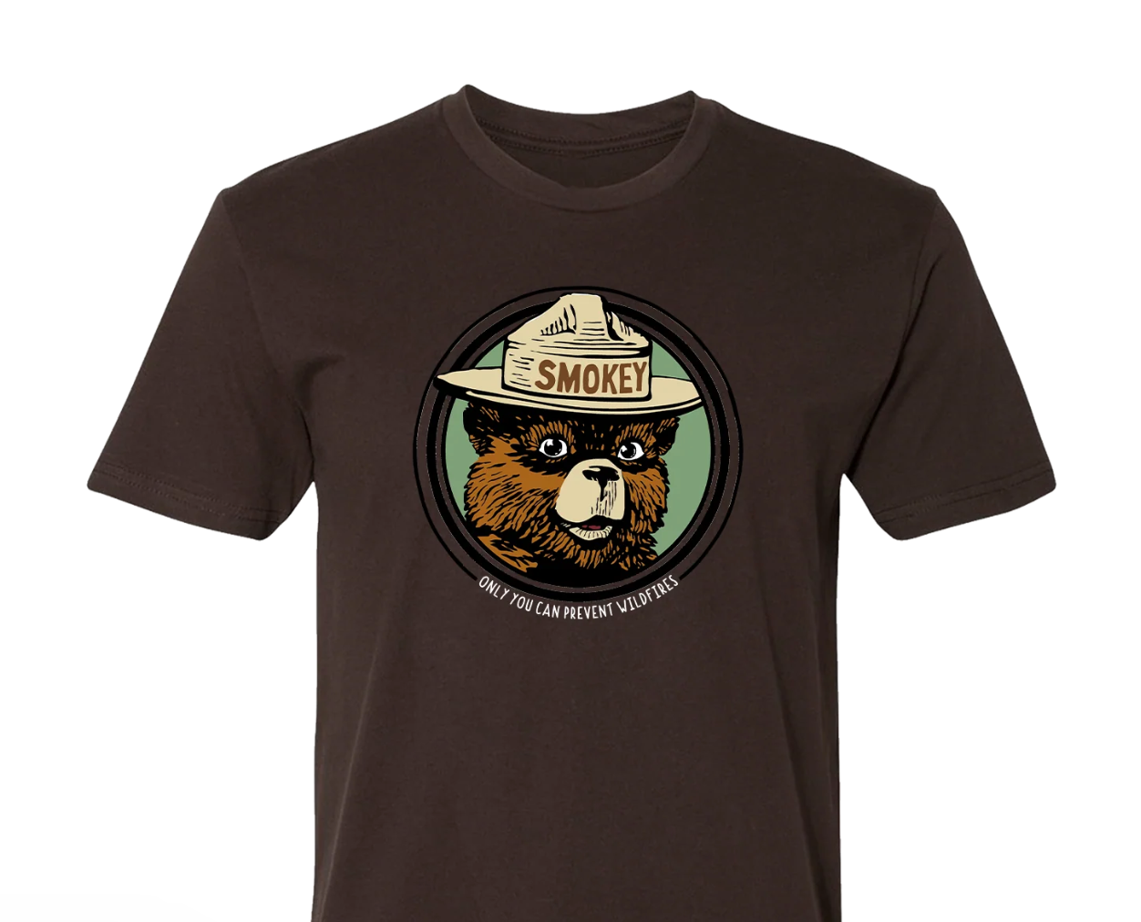 Espresso Vintage Smokey Bear T-Shirt Sale price