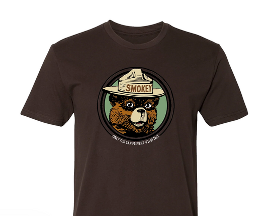 Espresso Vintage Smokey Bear T-Shirt Sale price