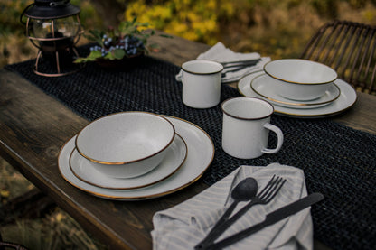 Barebones - Enamel Deep Plate (Set of 2)