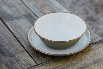 Barebones - Enamel 2-Tone Bowl Set