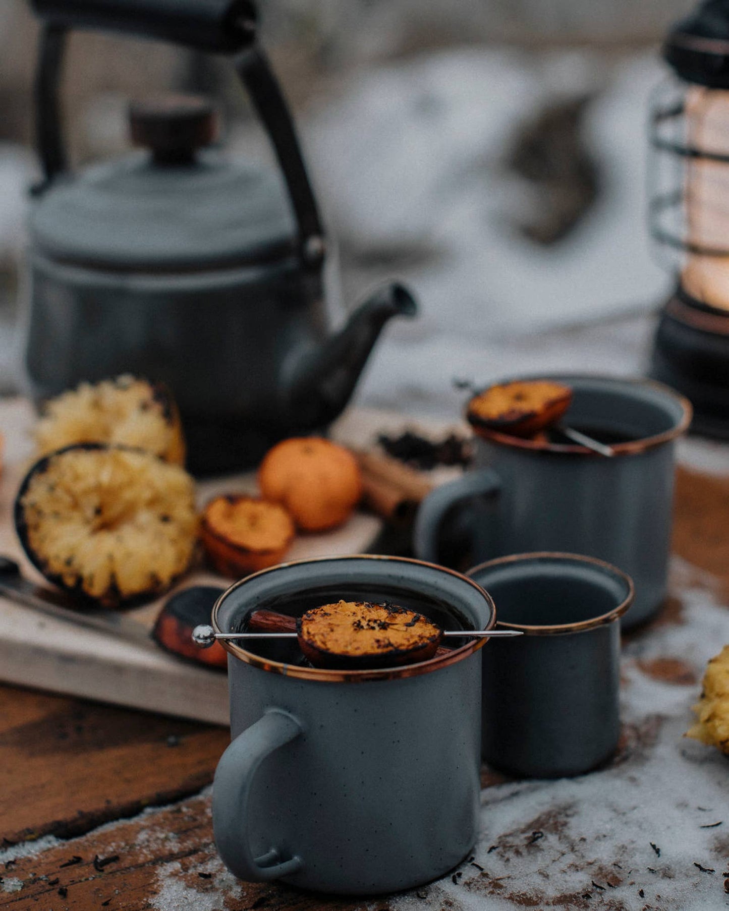 Barebones - Enamel Teapot