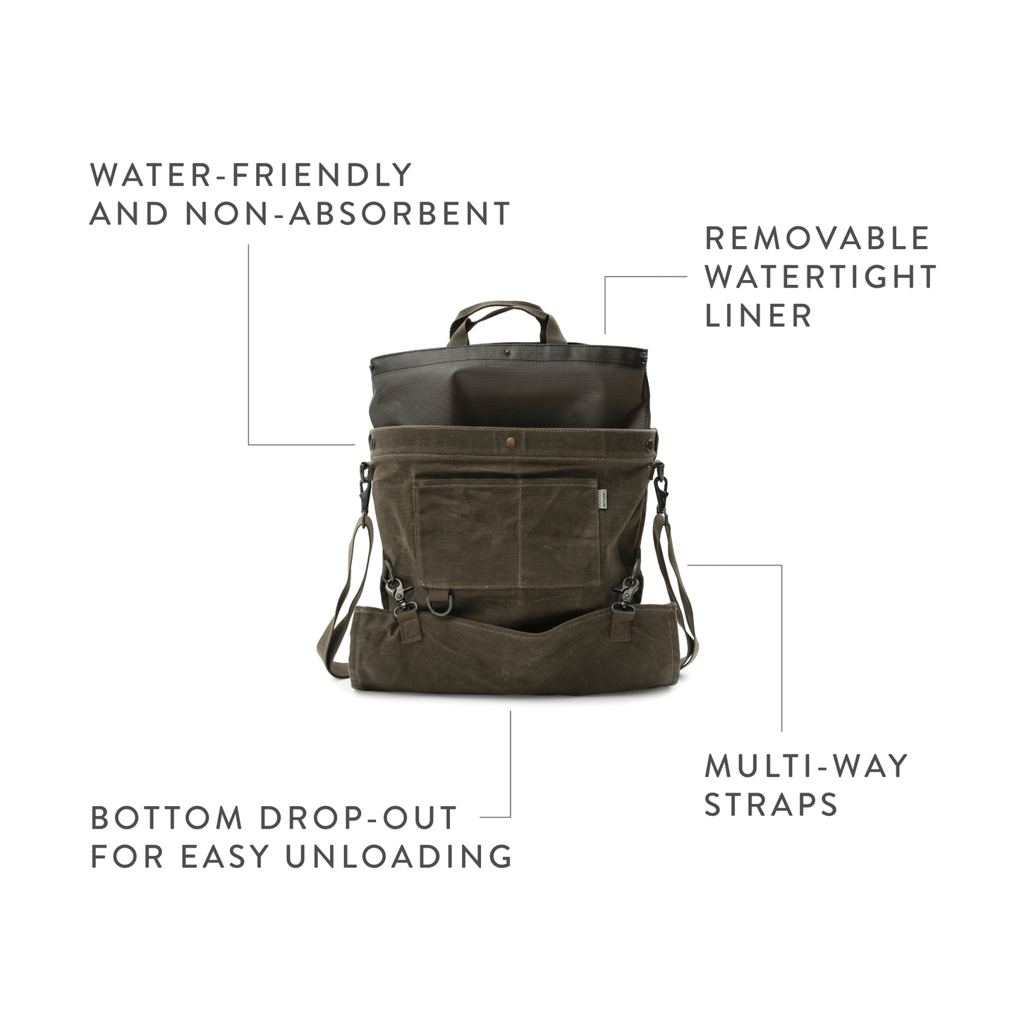Barebones - Harvesting & Gathering Bag- Waxed Canvas