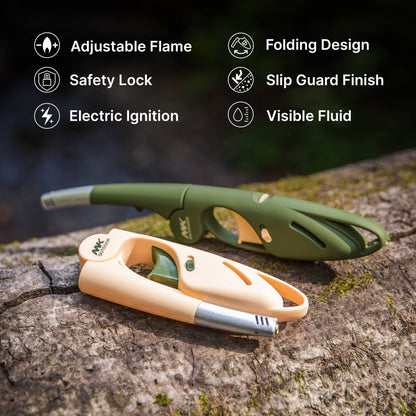 MK Lighter Outdoor Series, Sunset 2PC Wind Resistant Lighter