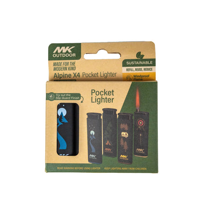 MK Lighter Outdoorsmen 4pc Jet Flame