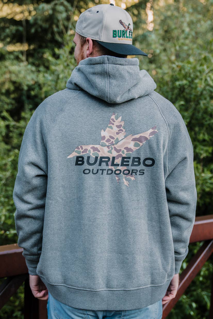 Fleece Hoodie Diving Duck Burlebo