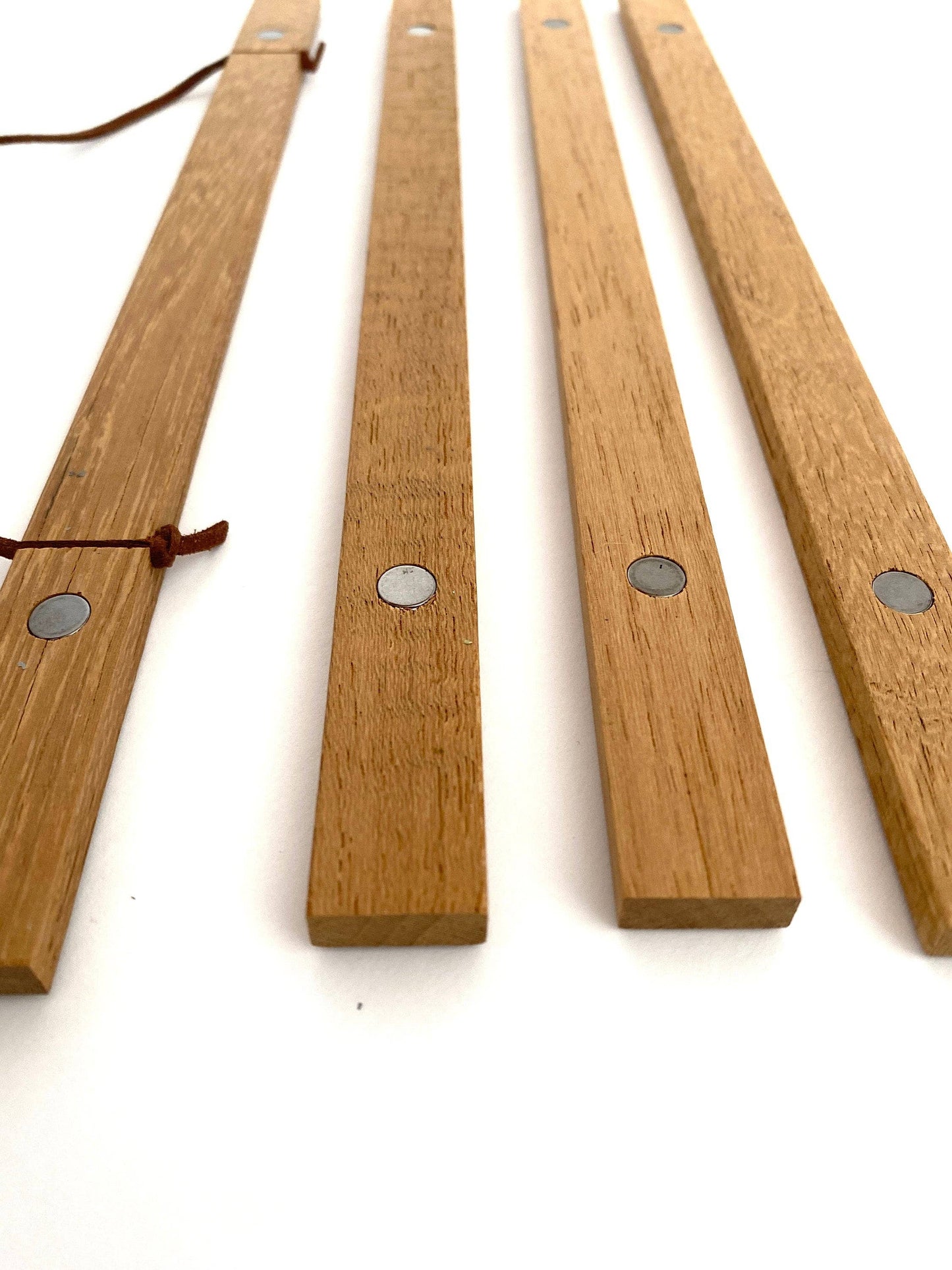 Track Your Adventures - Teak Magnetic Hanging Frame (only with purchase of poster)