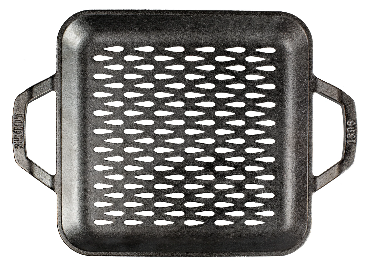Lodge - Chef Collection - 11 Inch Cast Iron Square Grill Topper