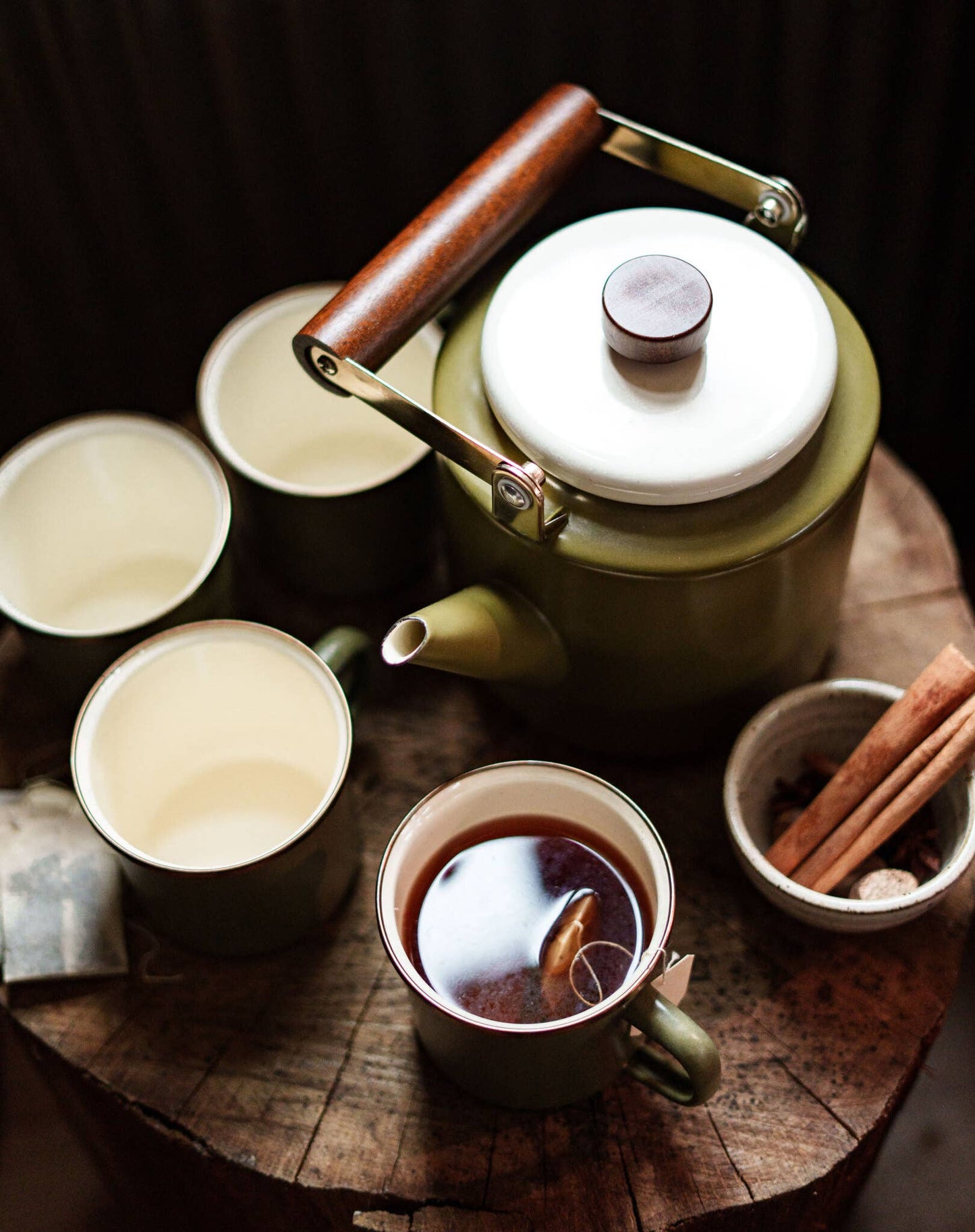 Barebones - Enamel 2-Tone Mug Set - Perfect for Coffee & Tea Cups
