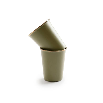 Barebones - Enamel 2-Tone Tall Cup Set
