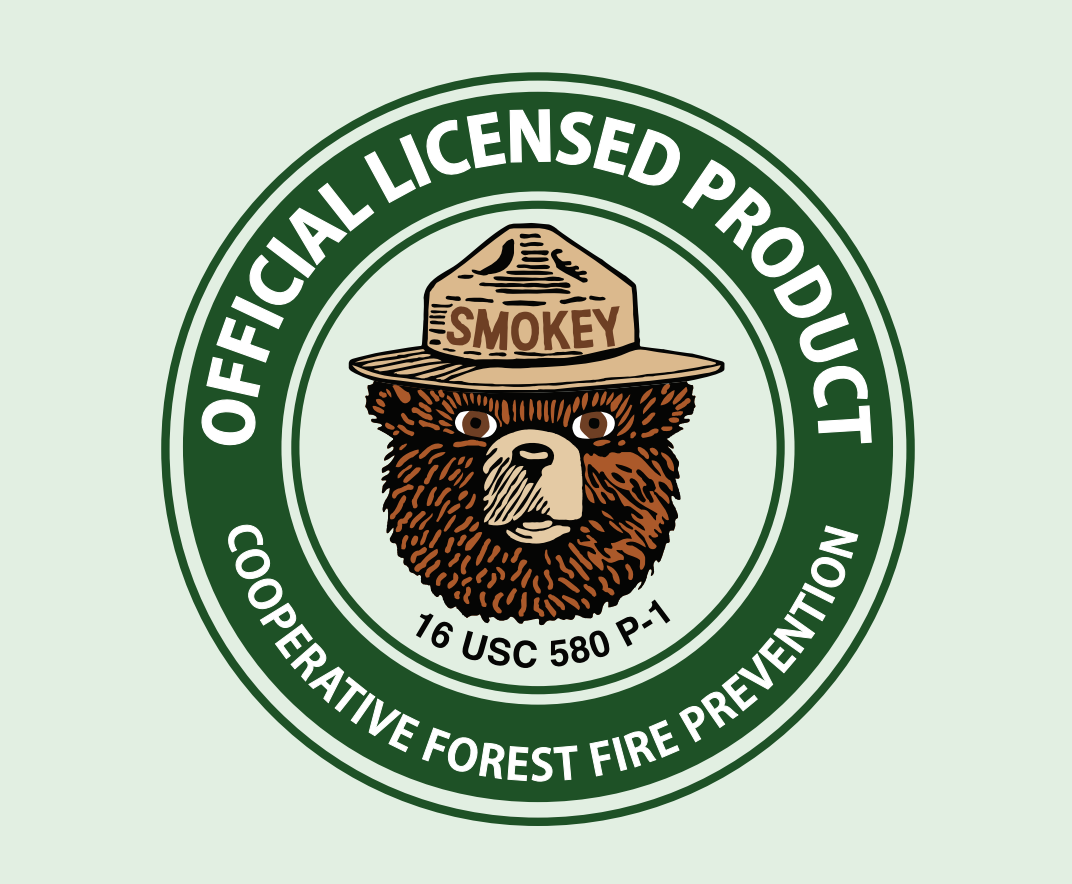 Smokey The Groovy Bear Hoodie Sweatshirt: Moss