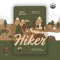Hiker Coffee - Dark Roast, Ground Coffee, 12oz, Mycotoxin-Free Coffee
